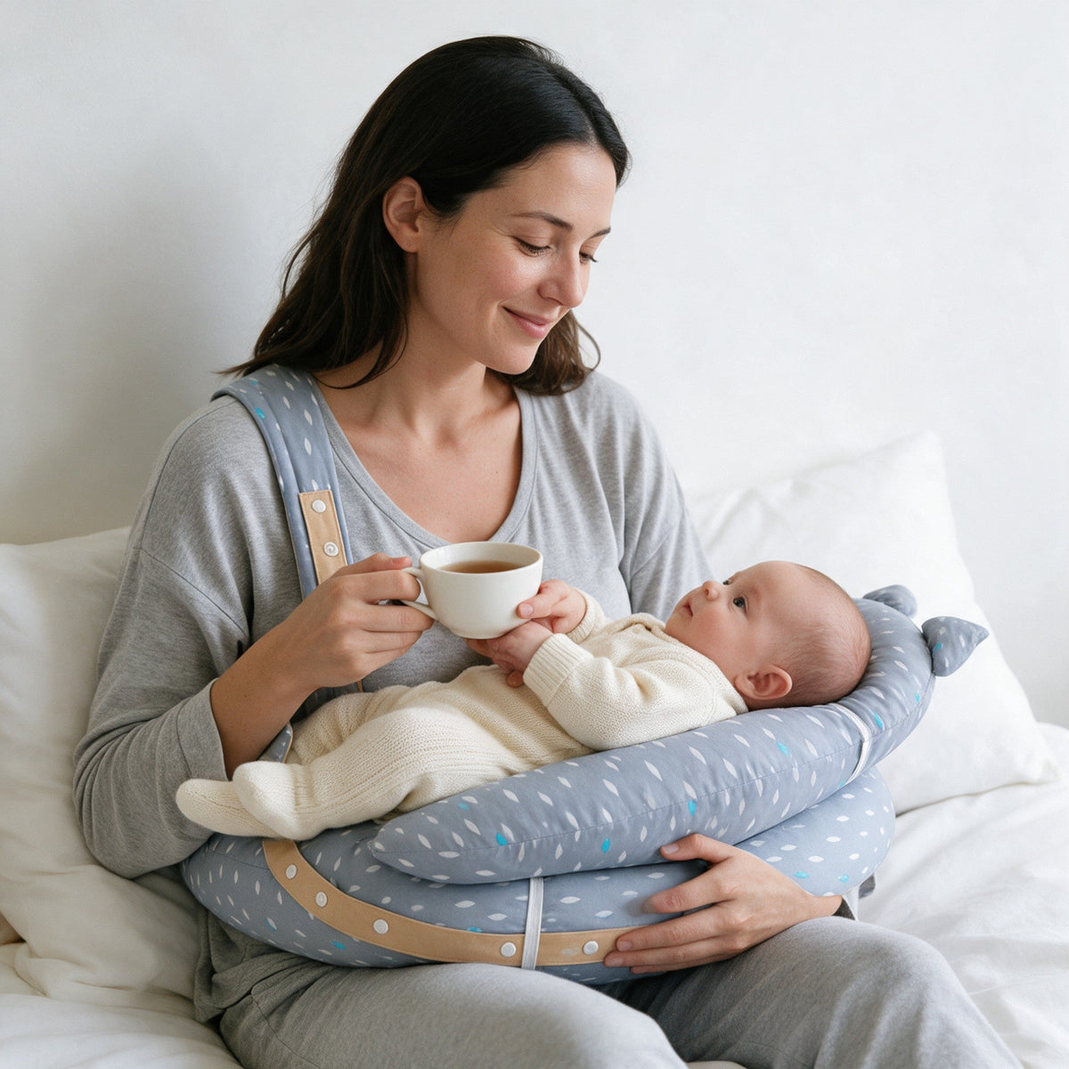 Hands-Free Ergonomic Nursing Pillow