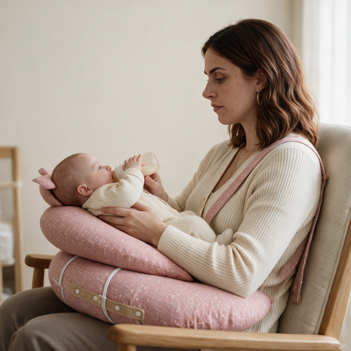 Hands-Free Ergonomic Nursing Pillow