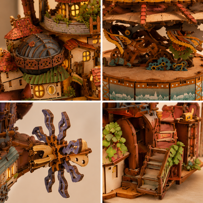 The Moving Wizard Castle Decor Figurine