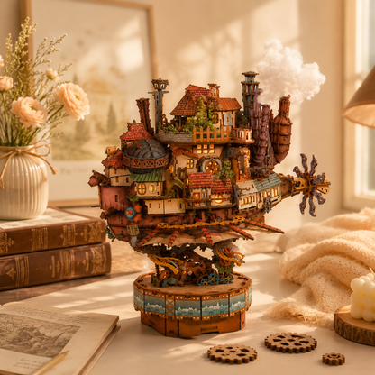 The Moving Wizard Castle Decor Figurine