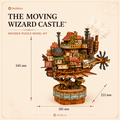 The Moving Wizard Castle Decor Figurine