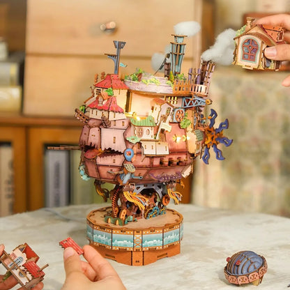 The Moving Wizard Castle Decor Figurine