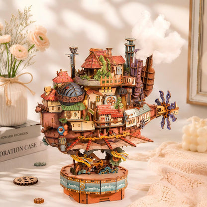 The Moving Wizard Castle Decor Figurine